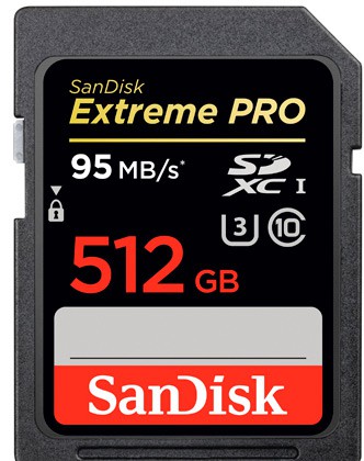 SanDisk anuncia una tarjeta SD de ¡512 GB!