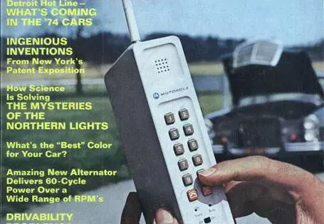 Los primeros teléfonos móviles (1973)