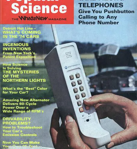 Los primeros teléfonos móviles (1973)