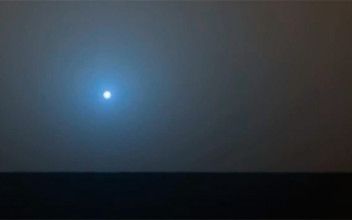 La NASA capta una embriagadora puesta de Sol en Marte