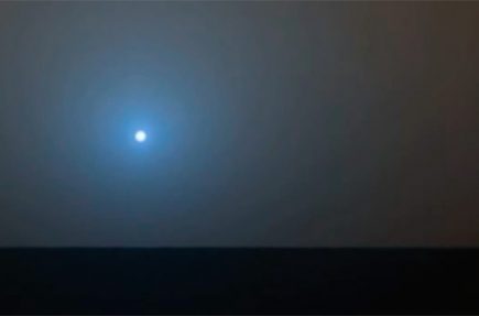 La NASA capta una embriagadora puesta de Sol en Marte