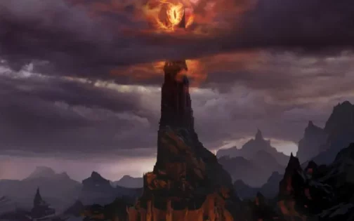 Altura de Barad-dûr en comparación con el Burj Khalifa, la Torre Eiffel o el Big Ben