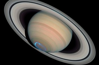 Auroras polares en Saturno