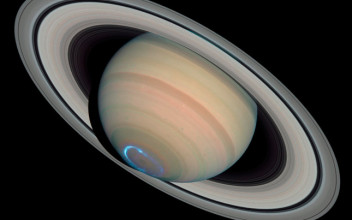 Auroras polares en Saturno