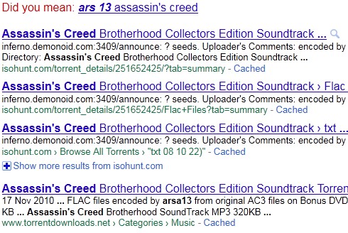 Ubisoft piratea la banda sonora de Assassin's Creed: Brotherhood