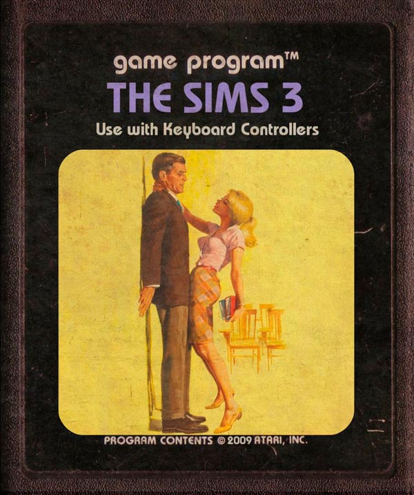 Videojuegos modernos como cartuchos de Atari - The Sims 3