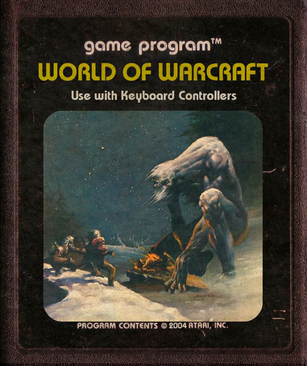 Videojuegos modernos como cartuchos de Atari - World of Warcraft