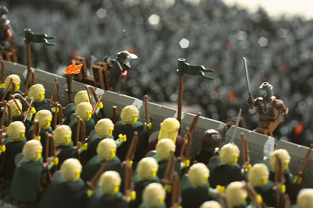 La Batalla del Abismo de Helm recreada con 150.000 piezas de Lego