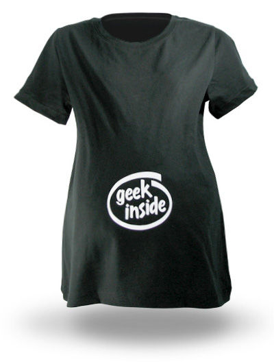 Camiseta geeks para embarazadas