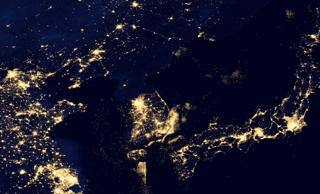 La miseria extrema de Corea del Norte reflejada desde el espacio