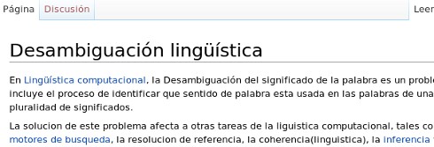 La desambiguación de la desambiguación en la Wikipedia