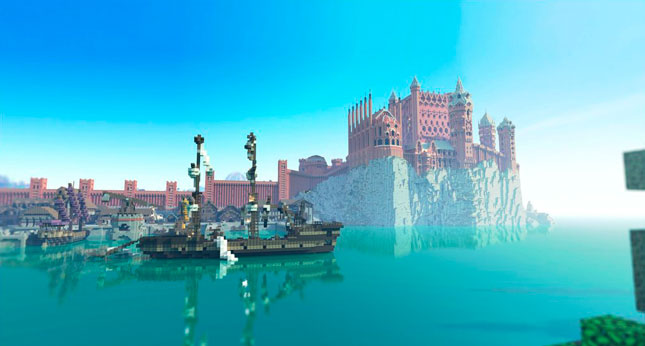 Desembarco del Rey en Minecraft