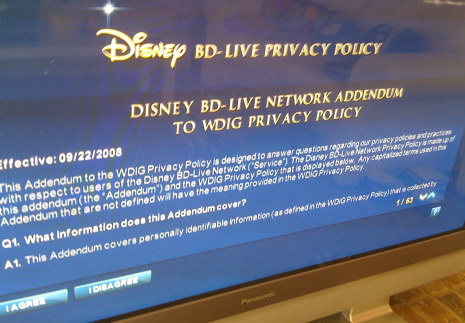 Disney obliga a leer 120 páginas de términos y condiciones en sus Blu-ray Disney obliga a leer 120 páginas de términos y condiciones en sus Blu-ray