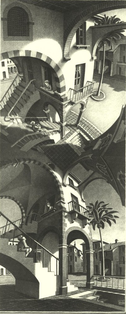 M.C. Escher - Arriba y Abajo