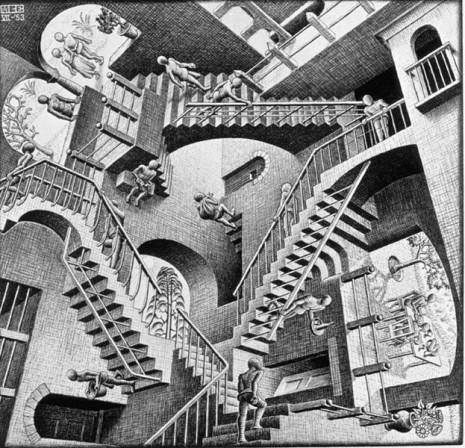 M.C. Escher - Relativity