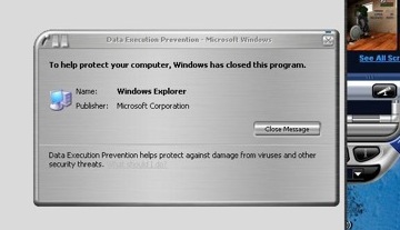 Para proteger su equipo, Windows ha cerrado el Explorer