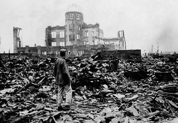 Hiroshima tras la explosión de la bomba atómica