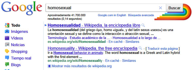 Google se une a la celebración del Orgullo Gay