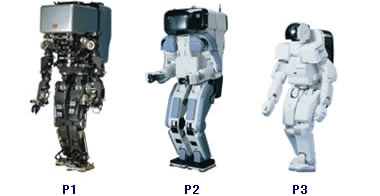 Robots P1, P2 y P3