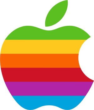 Logo de Apple desde 1976 hasta 1999