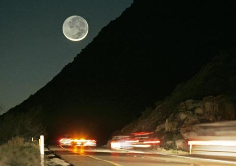 La Luna vista desde la Tierra