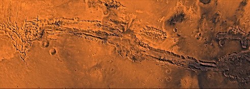 Valles Marineris, el sistema de cañones más grande del Sistema Solar