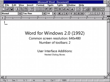 Microsoft Word 2.0