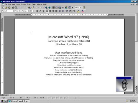 Microsoft Word 97