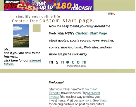 MSN en 1996