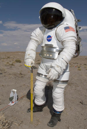 Traje espacial de la NASA en 2002