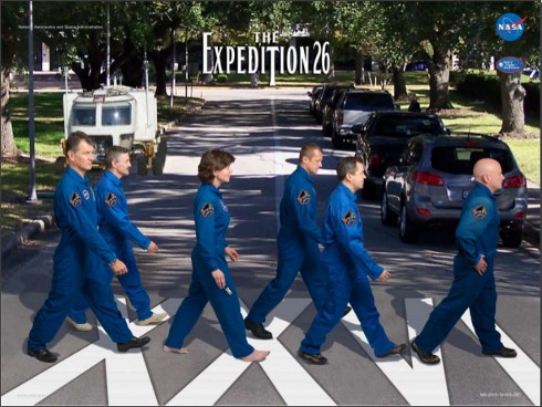 La NASA homenajea la portada del disco Abbey Road
