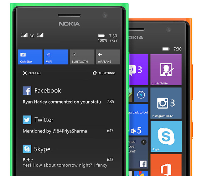 Nokia Lumia 730, el smartphones para hacer selfies
