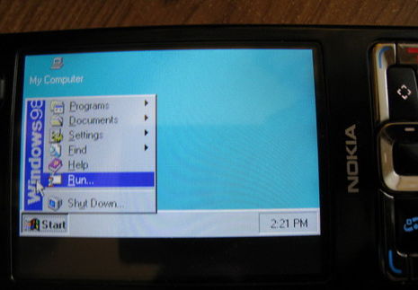 Instalan Windows 98 en un Nokia N95