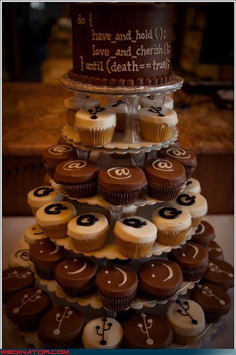 Pastel de boda geek