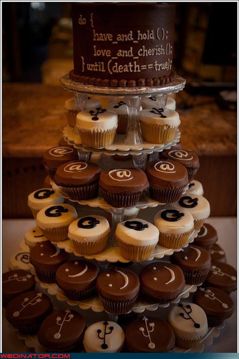 Pastel de boda geek