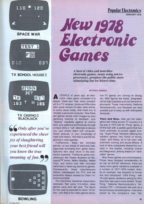 Reportaje de 1978 de la revista Popular Electronics