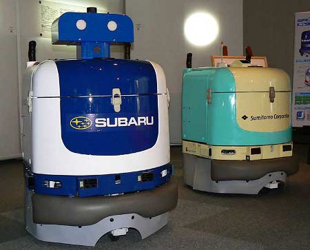 Los robots limpiadores de Subaru Los robots limpiadores de Subaru