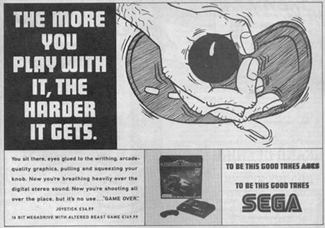 Los anuncios con contenido sexual de Sega Los anuncios con contenido sexual de Sega