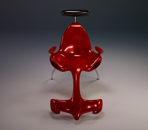 Silla inspirada en un Ferrari de F1
