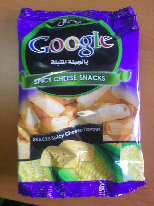 Snacks de queso de Google