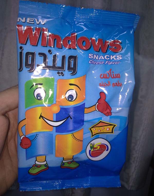 Snacks de queso Windows