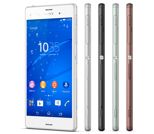 Diseño y características del Sony Xperia Z3 y el Sony Xperia Z3 Compact