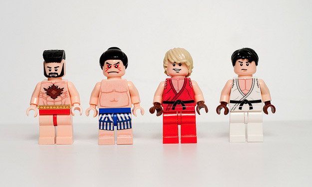Personajes de Street Fighter en LEGO