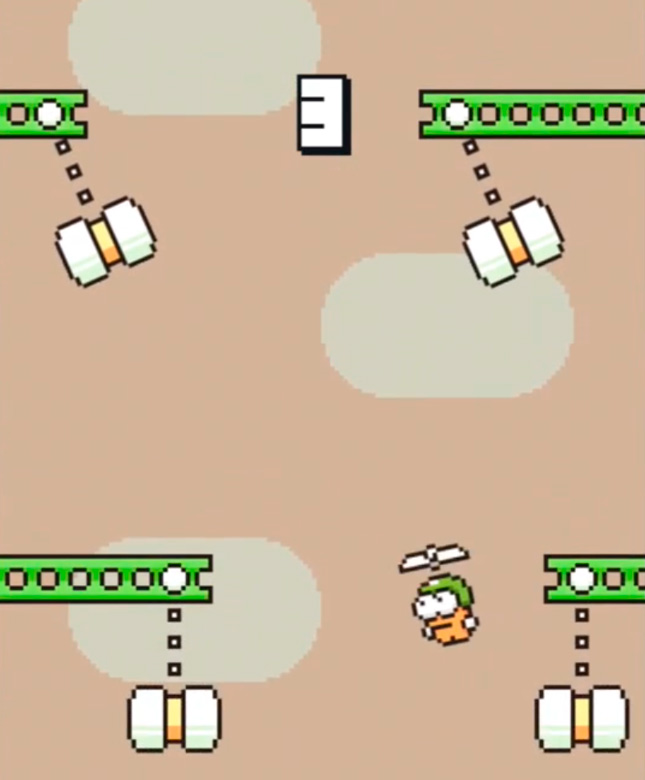 El creador de Flappy Bird presenta a su sucesor: Swing Copters