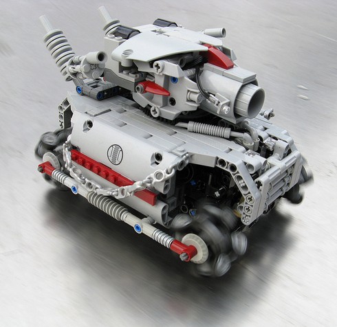 El tanque de Metal Slug en LEGO