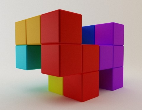 Tetris chair, la silla hecha con bloques del Tetris