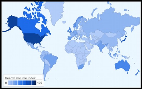 Popularidad de Twitter en el 2008