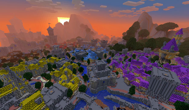 World of Warcraft entero en Minecraft