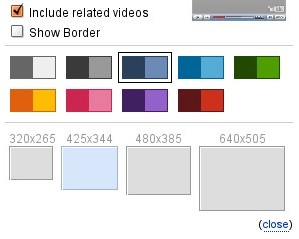 Distintos formatos para embeber los vídeos de YouTube Distintos formatos para embeber los vídeos de YouTube