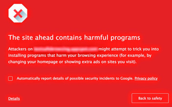 Chrome va a mostrarnos esta advertencia para evitar que descarguemos malware